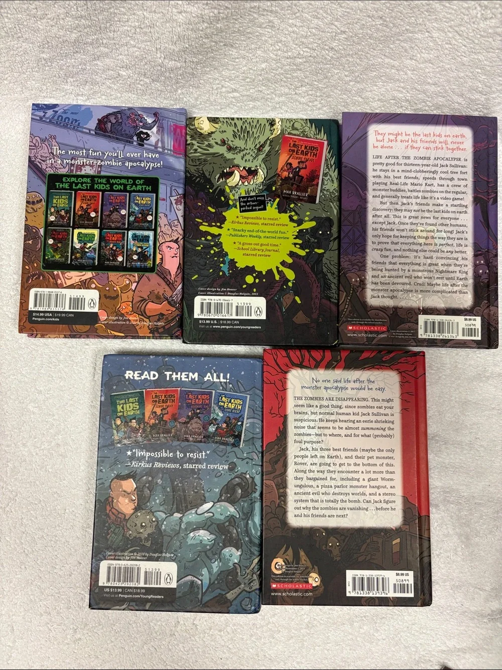 Scholastic The Last Kids On Earth Book Set New York bestseller Netflix series